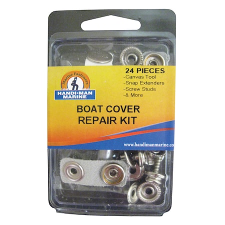 HandiMan Marine 561014 Boat Cover Repair Kit - 24-Piece Set